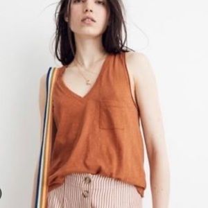 Madewell whisper v neck tank